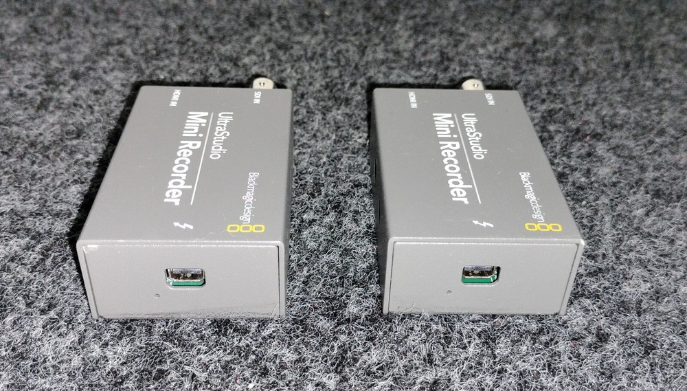 2 Blackmagic Ultrastudio Mini Recorder