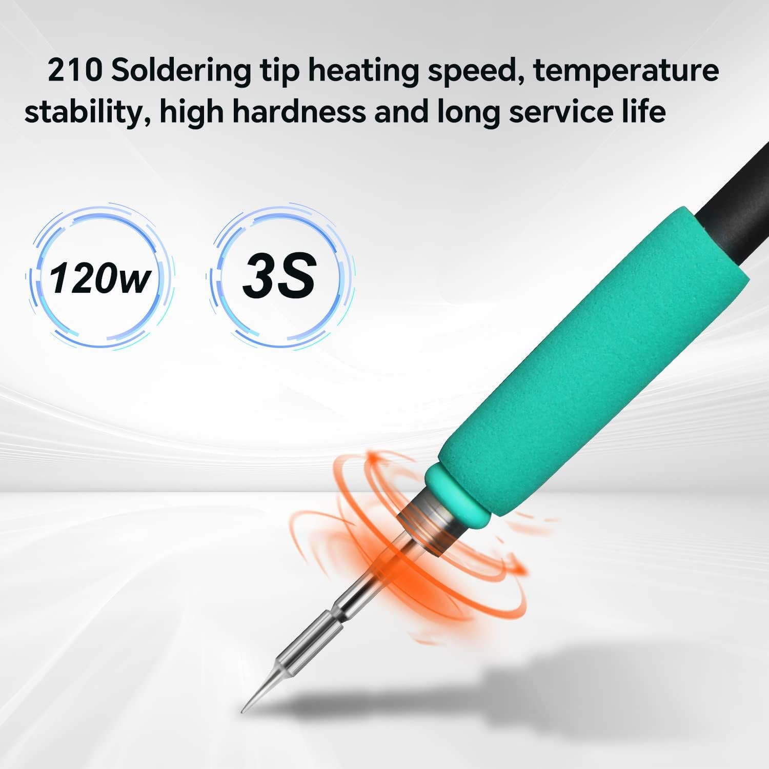 Soldering Iron Tip Set-3pcs K, IS,I,Model.Suitable for SUGON A9 and T21 210