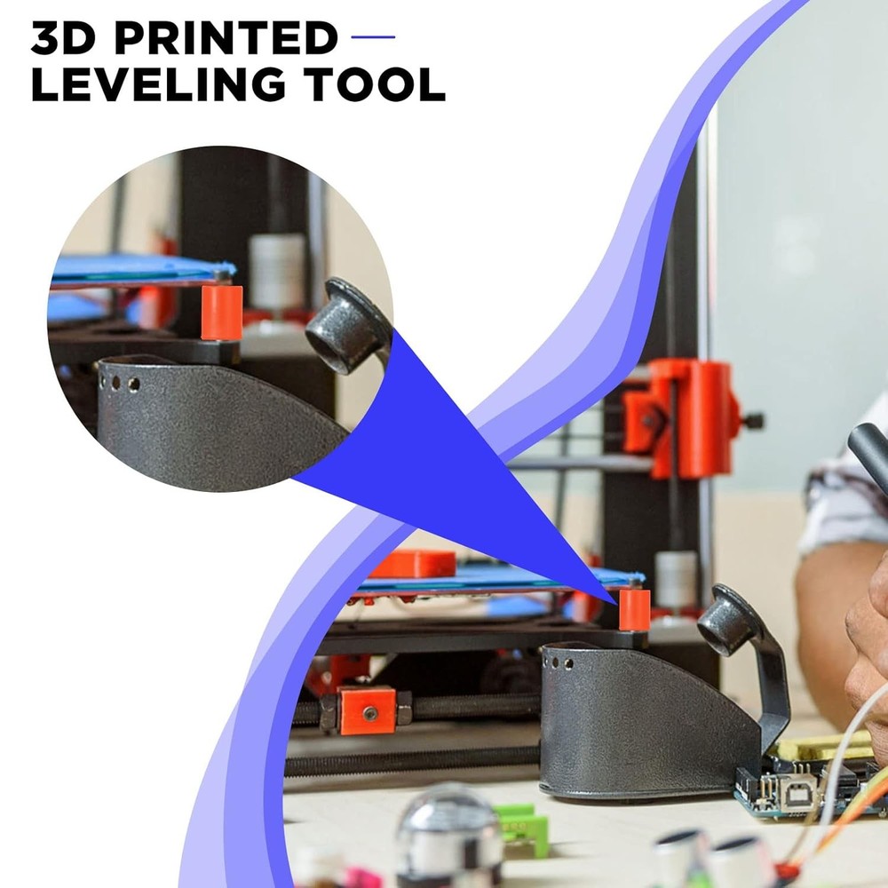 12 Pcs 3D Printer Heatbed Parts Silicone Leveling Solid Bed Mount Heat...