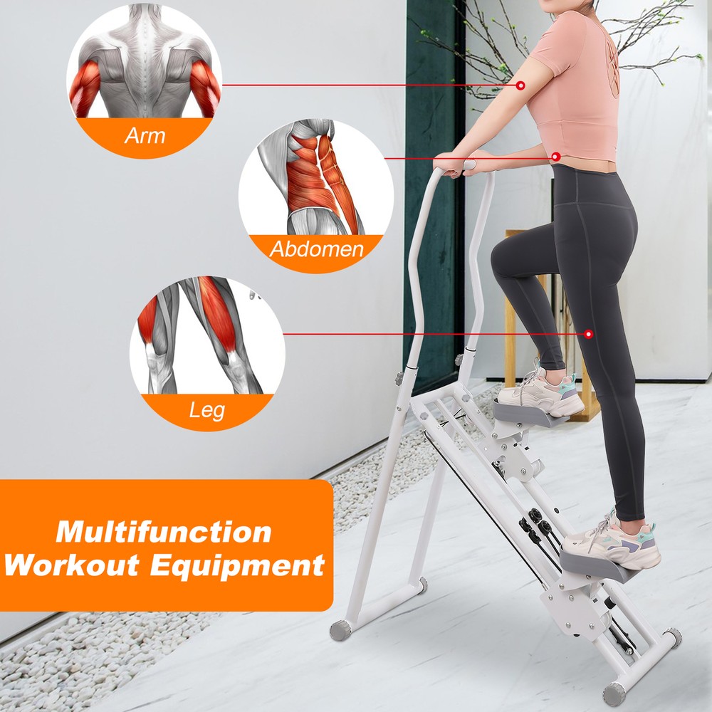 Version Vertical Climber Stair Stepper Machine For Home Gym Exercise us