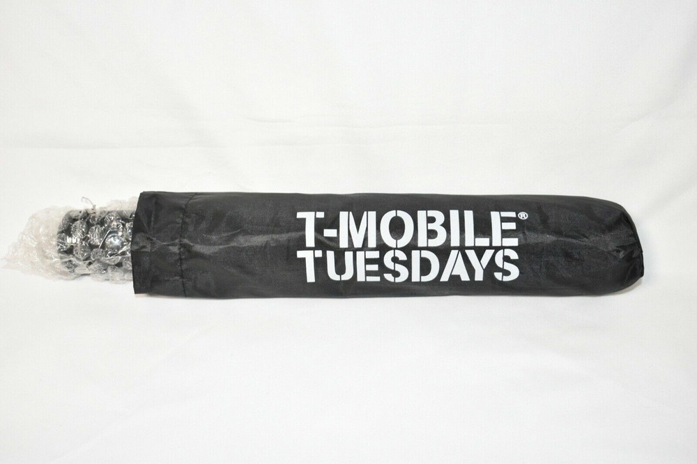 T MOBILE TUESDAY UMBRELLA  BLACK