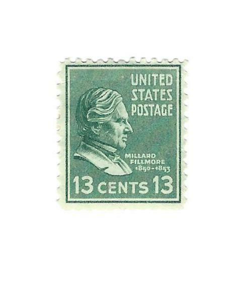 STAMPS US SCOTT 818 "Fillmore" 13 CENT 1938 MH