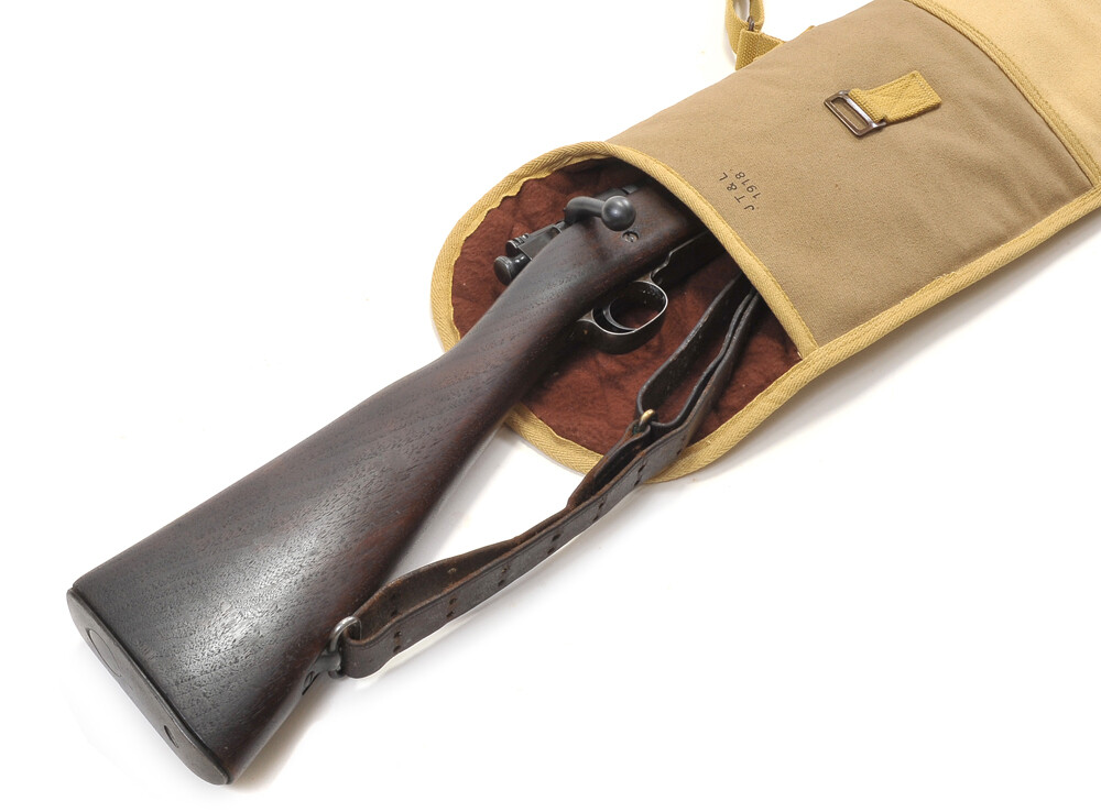 WW1 Springfield M1903 Padded Rifle Case Marked JT&L 1918