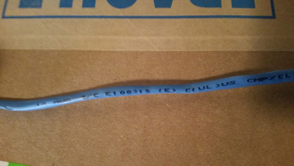 Southwire/Tappan G40006 18/2C Solid Shield Plenum Fire Alarm Cable Blue /100ft