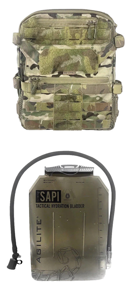 Agilite MICRO MAP With Sapi Hydration bladder- Bundle Multicam camo