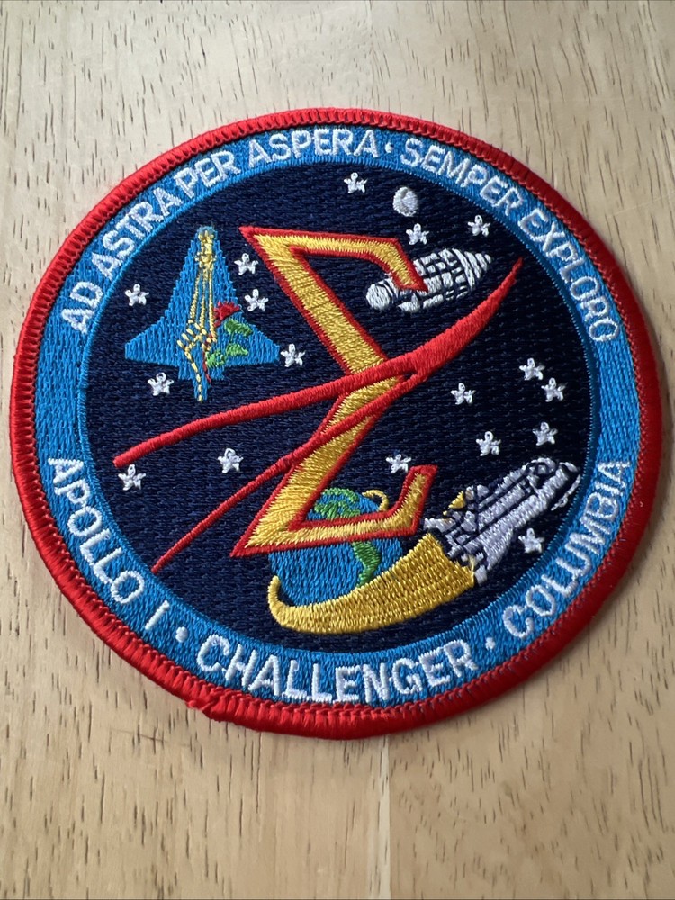 Spaceflight Memorial Patch Apollo Challenger Columbia Patch NASA