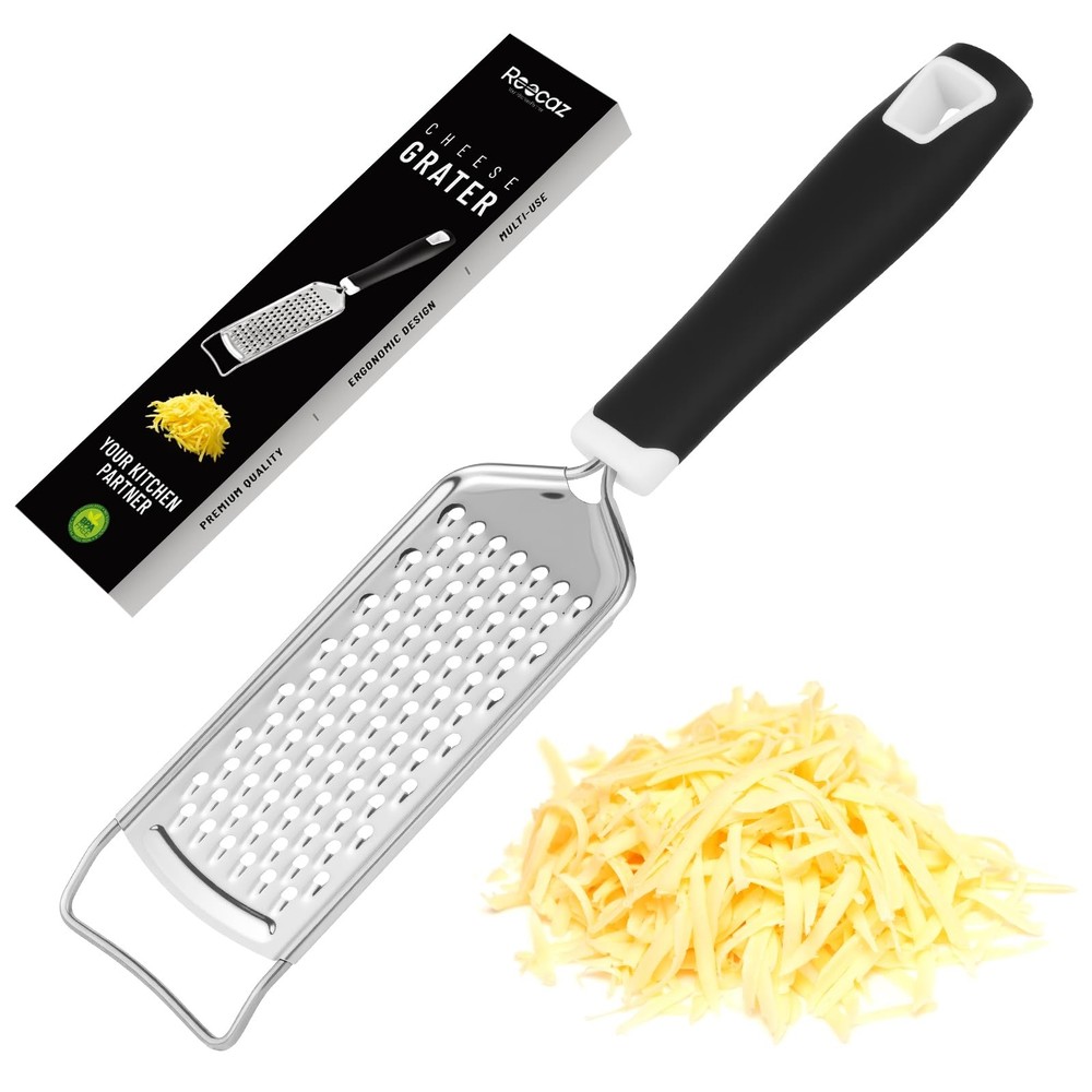 Handheld Cheese Grater & Shredder – Stainless Medium,