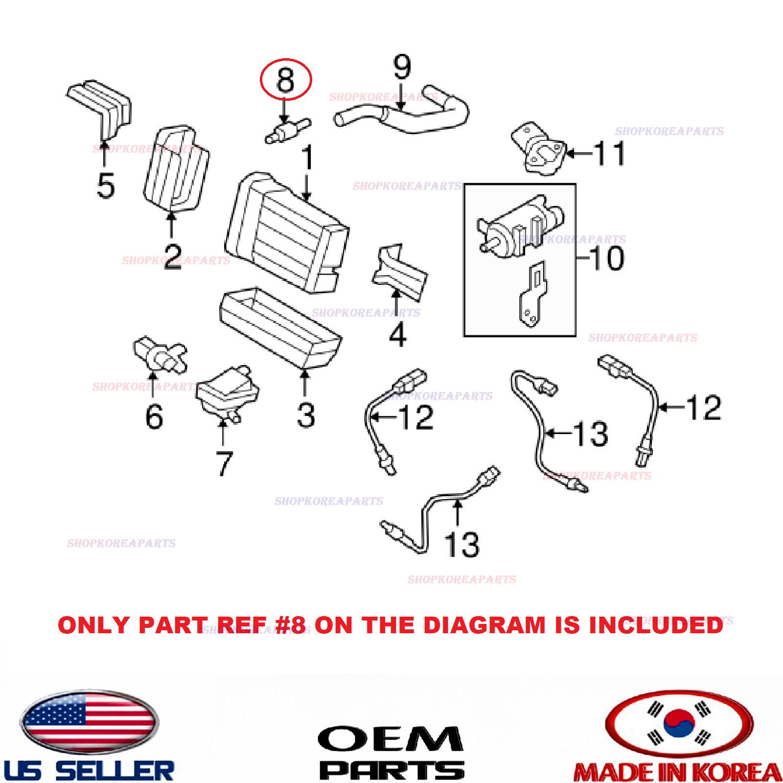 Genuine PCV Valve ⭐OEM⭐ HYUNDAI KIA 2000-2022 *See compatibility 2674032804