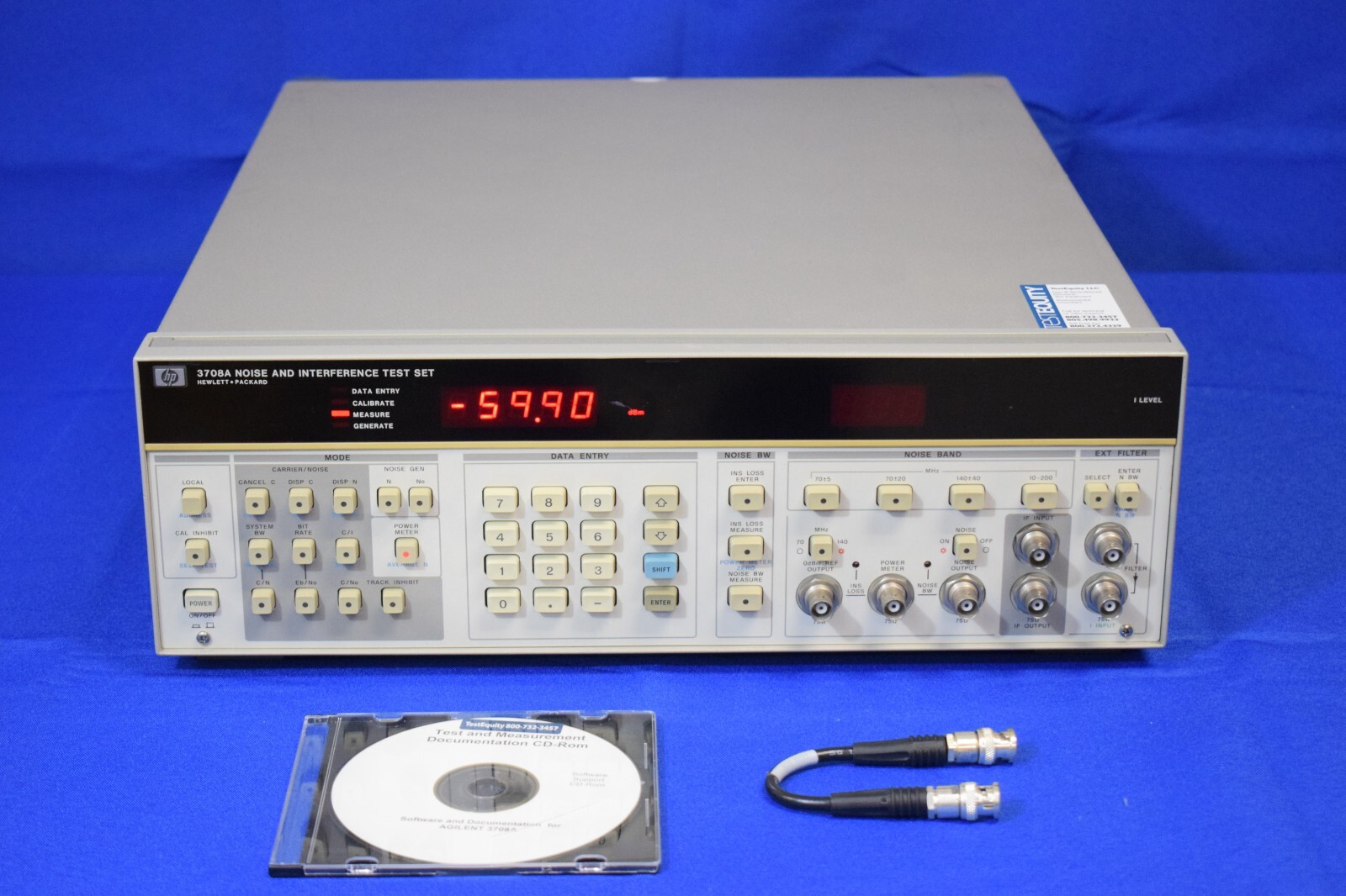 HP 3708A Noise and Interference Test Set 10MHz to 200MHz