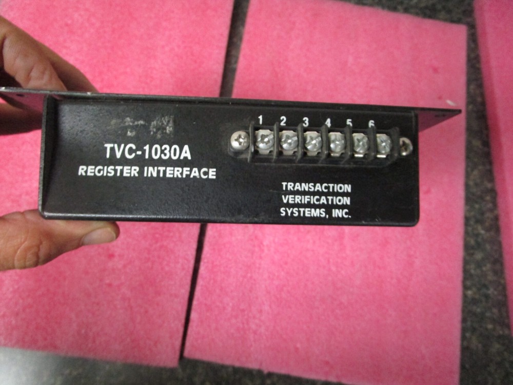 TVC-1030A CCTV DVR Register Interface Transaction Verification Systems, Inc