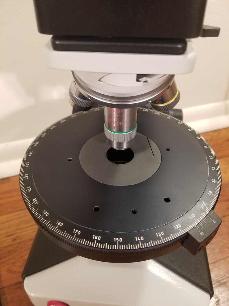Leitz Laborlux 11 Pol S Polarizing Microscope 2.5/10/25/50x Complete