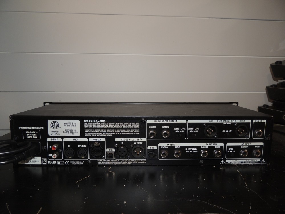 Line 6 HD PRO Multi Effects Rack Rackmount Processor Free USA S&H
