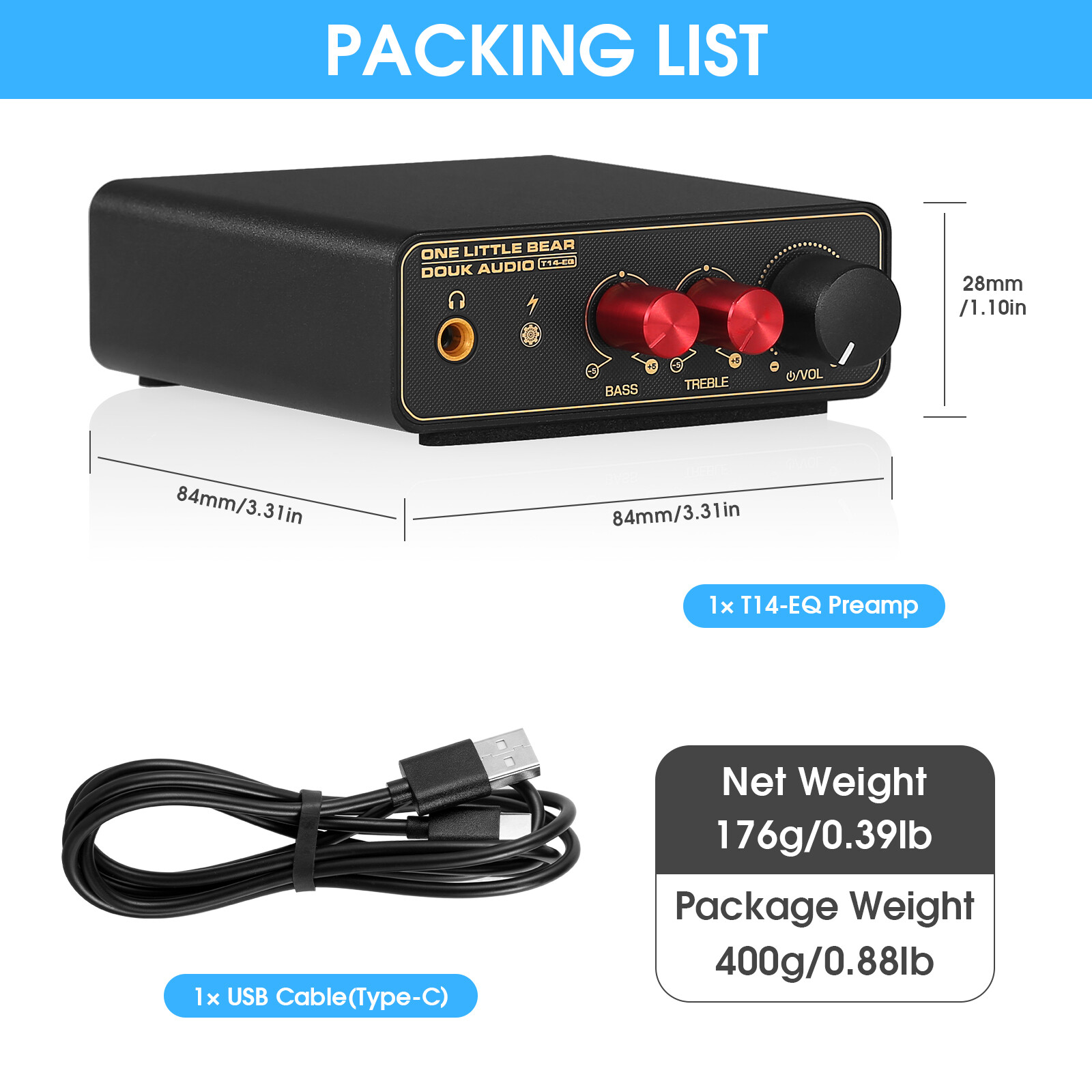 HIFI RIAA Phono Preamp for MM/MC Turntables Mini Record Player Stereo Preamp