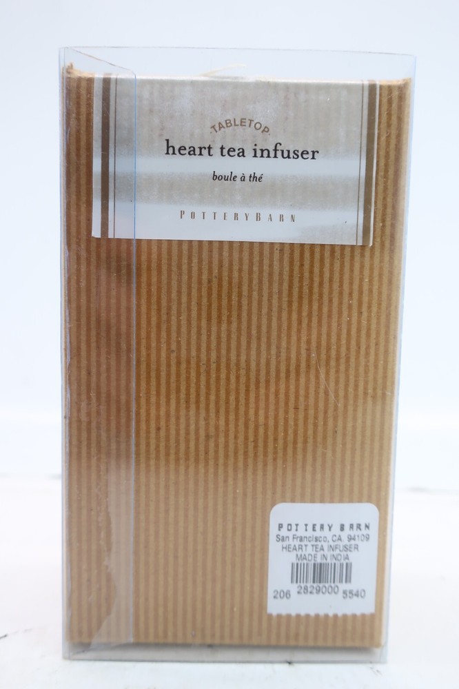 Pottery Barn Tabletop Heart Tea Infuser
