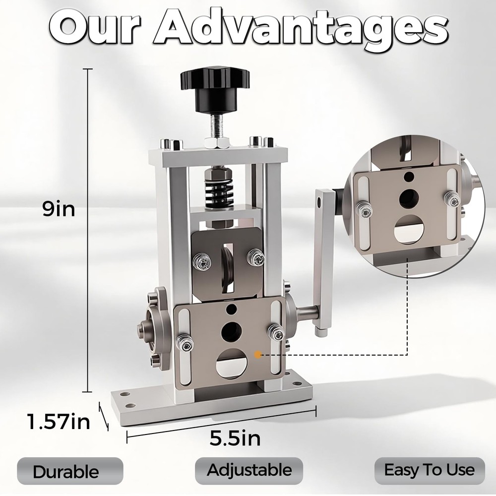 Esokoya Wire Stripper Machine, Copper Strippring Machine With Silver