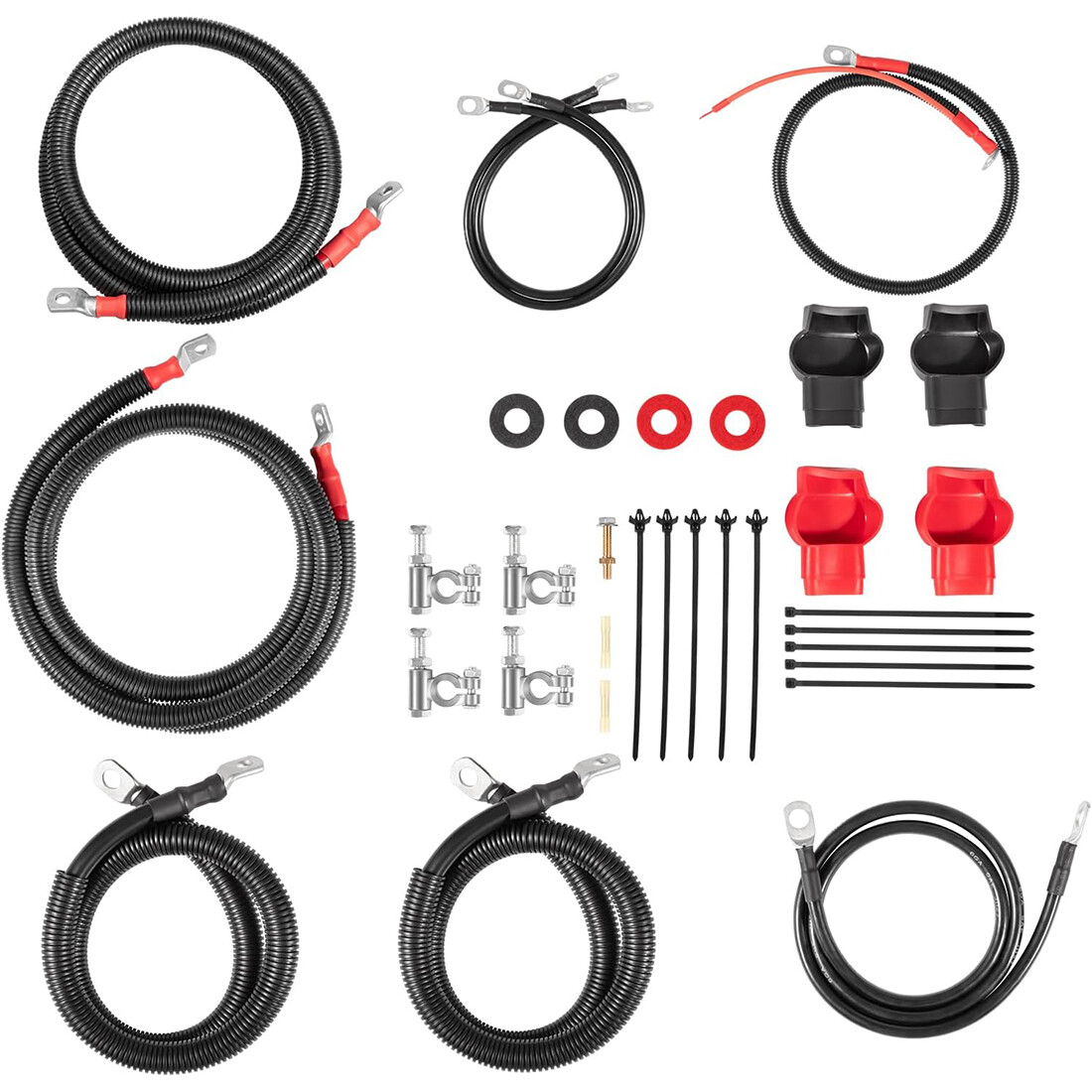 Battery Cables Kit for 2003-2007 Dodge RAM Gen-3 5.9L 24-Valve Cummins Diesel