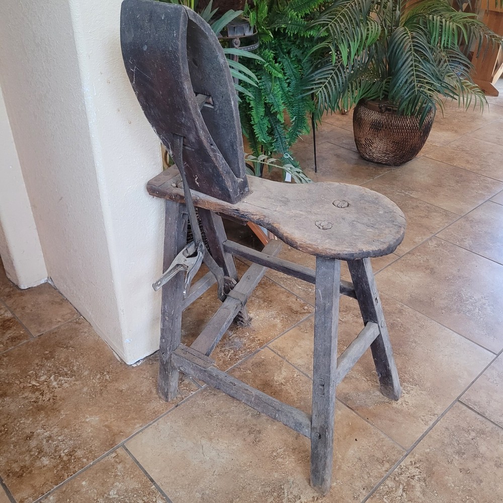 Antique saddlemakers bench / stand