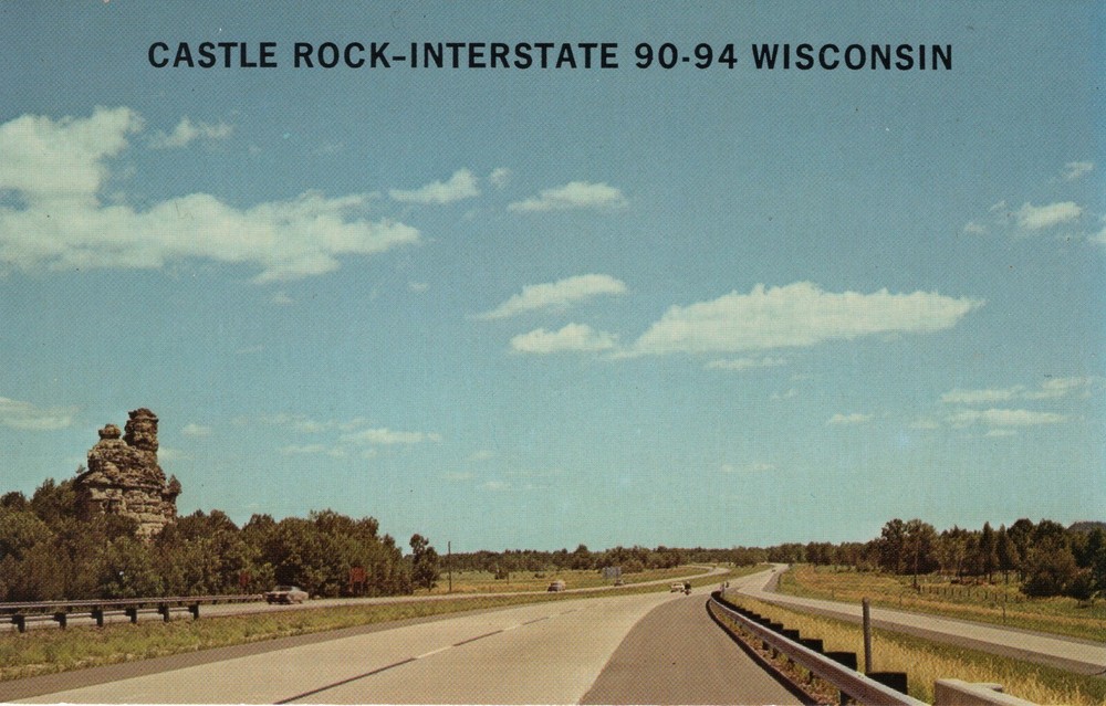 CASTLE ROCK - INTERSTATE 90-94, WI  - PC4814