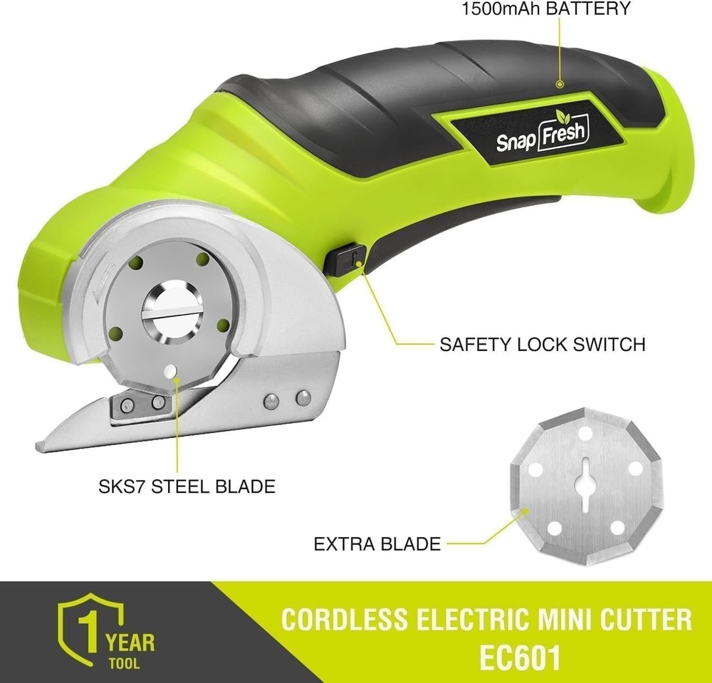 Electric Scissors Kit - Perfect for Tailors & Packaging Work