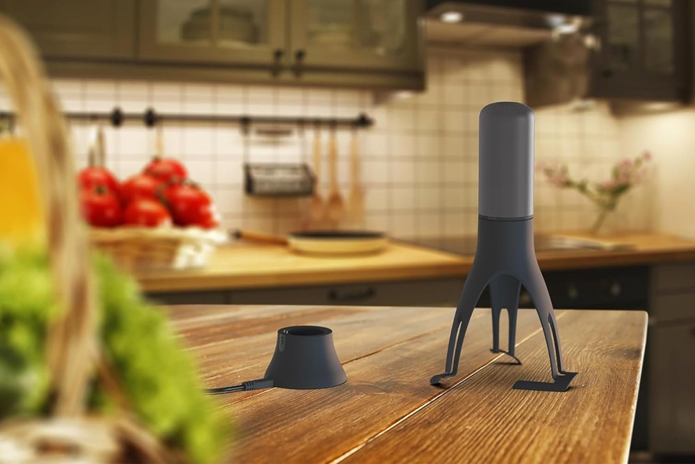 Stirr Plus - Automatic Pan Stirrer with Timer - Includes USB Charging Cradle ...