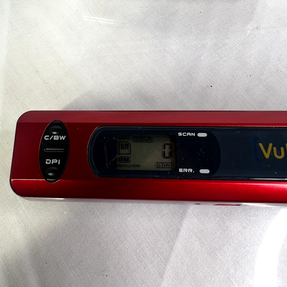 VuPoint Solutions Magic Wand Portable Handheld Scanner ST415R Red