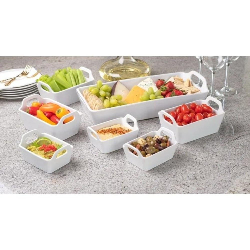 Baum 7-PIECE SERVING SET Ceramic Stoneware Nesting