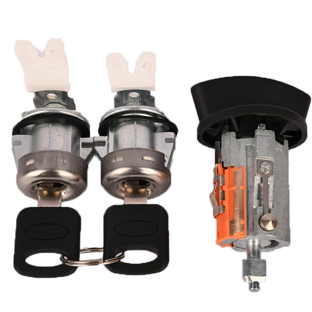 Ignition & Door Lock Cylinder For 1997-2007 Ford F150 F250 F350 F450 KEYED ALIKE