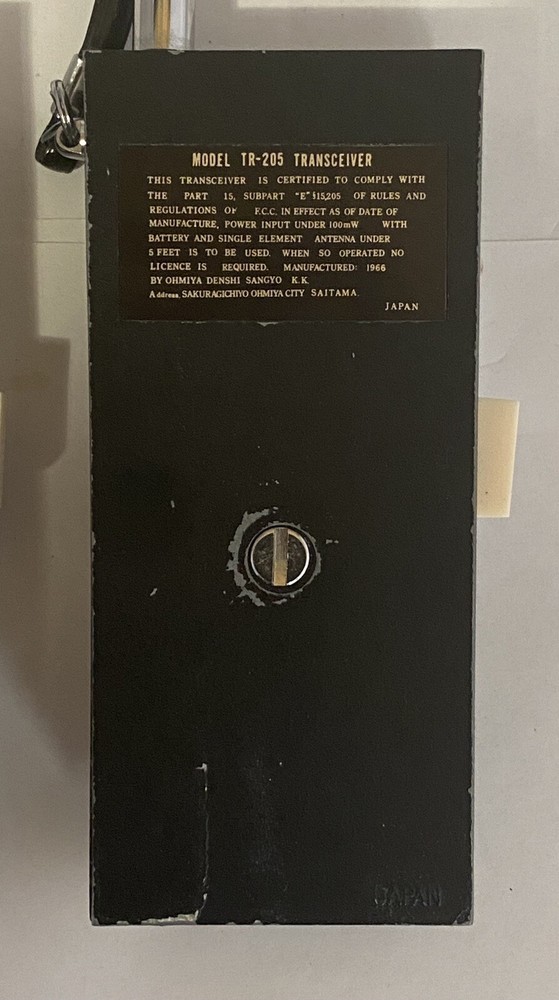 Pair Drexel 7-Transistor Transceiver with Cases - Working