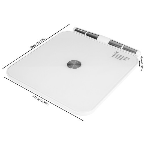 8 Electrode Bathroom Scale Body Fat Scale Weight BMI Scale Memory Function