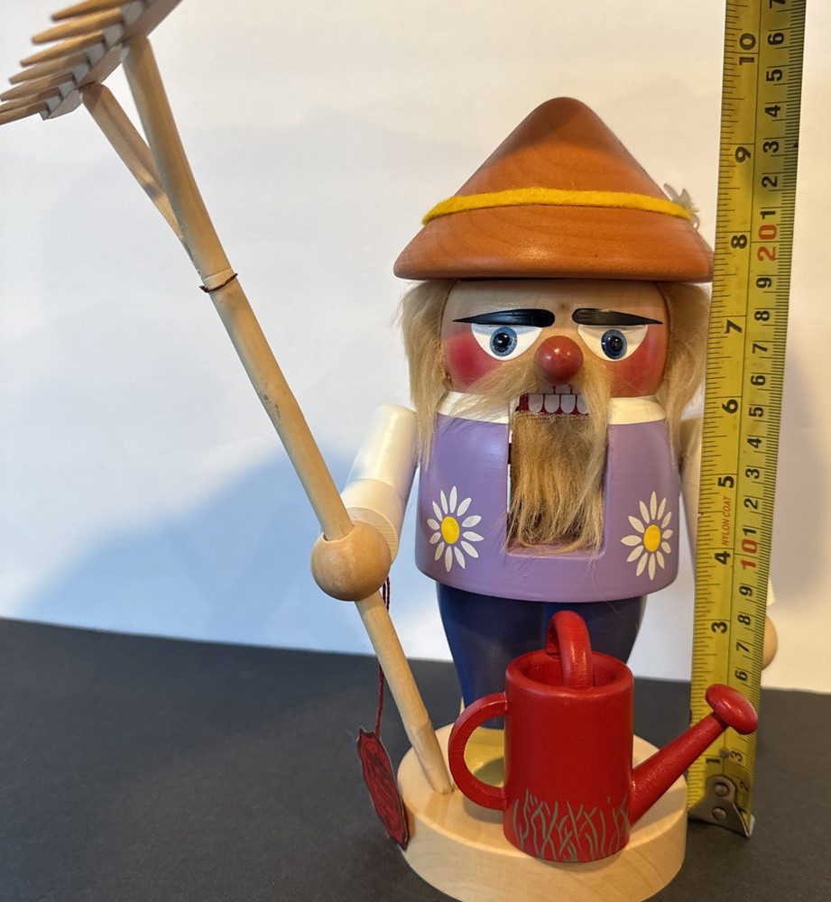 10" Steinbach TROLL GARDENER NUTCRACKER Numbered 6413