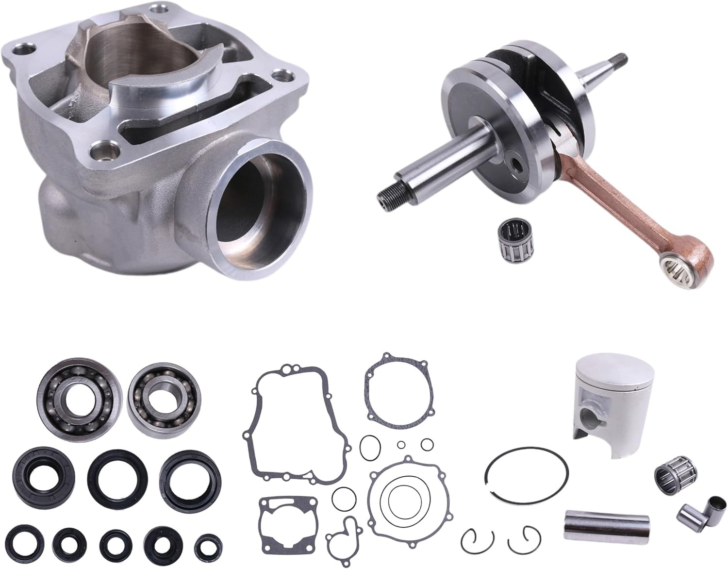 Engine Rebuild Kit Cylinder Piston Crankshaft For 2002-2014 Yamaha YZ85