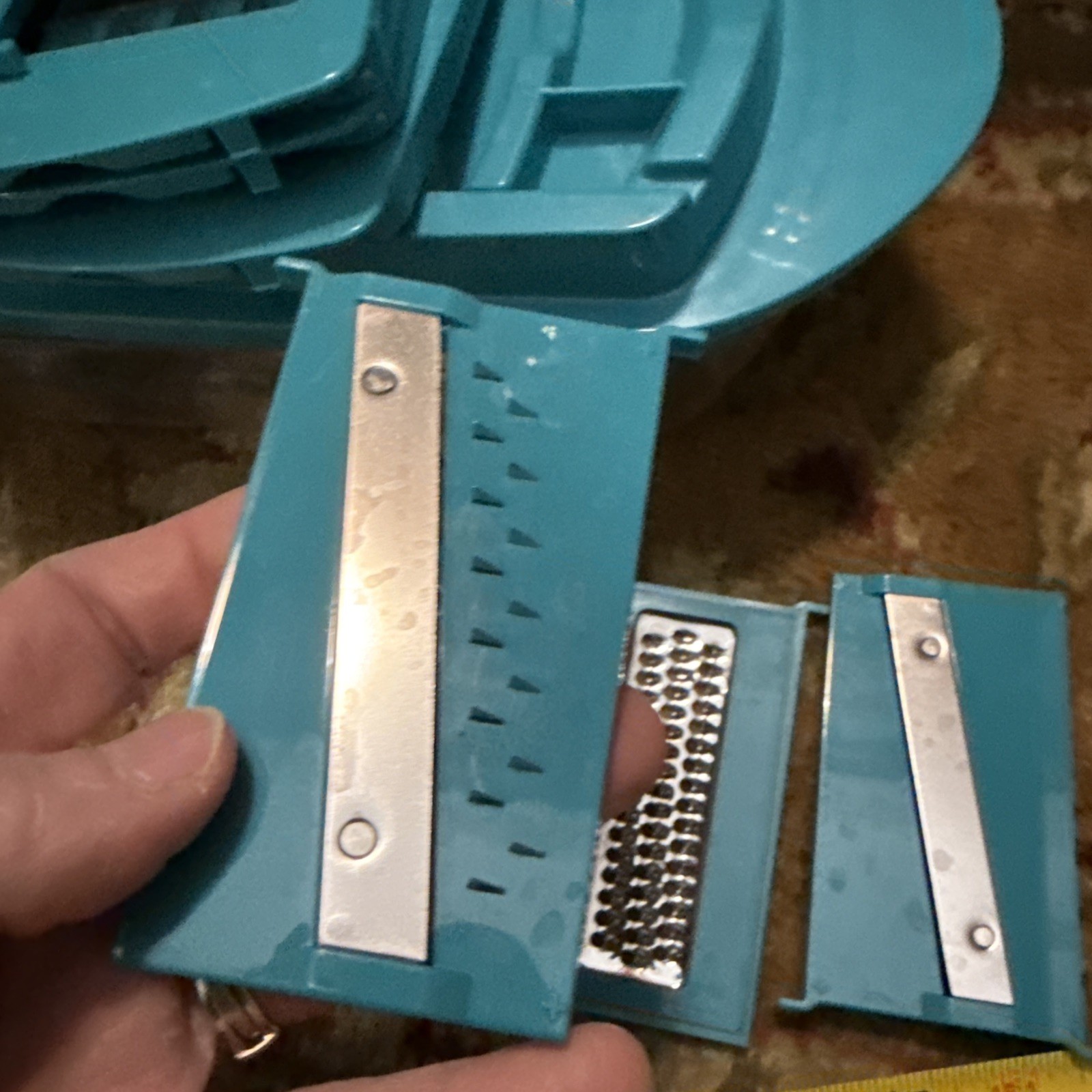 Storage Woman Chopper Set With Different Blades And Guard