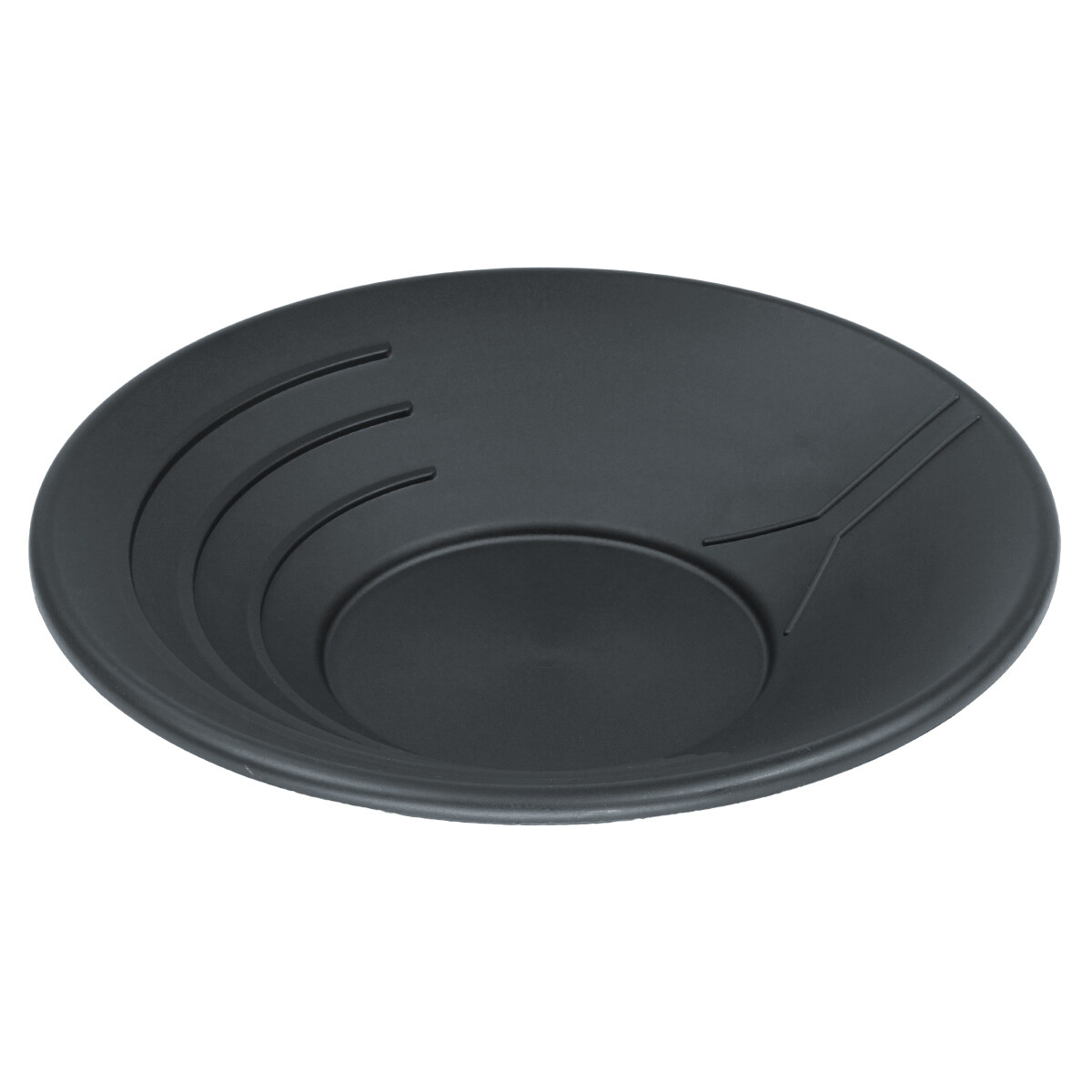 14" Plastic Gold Pan Panning Black & Water Guide