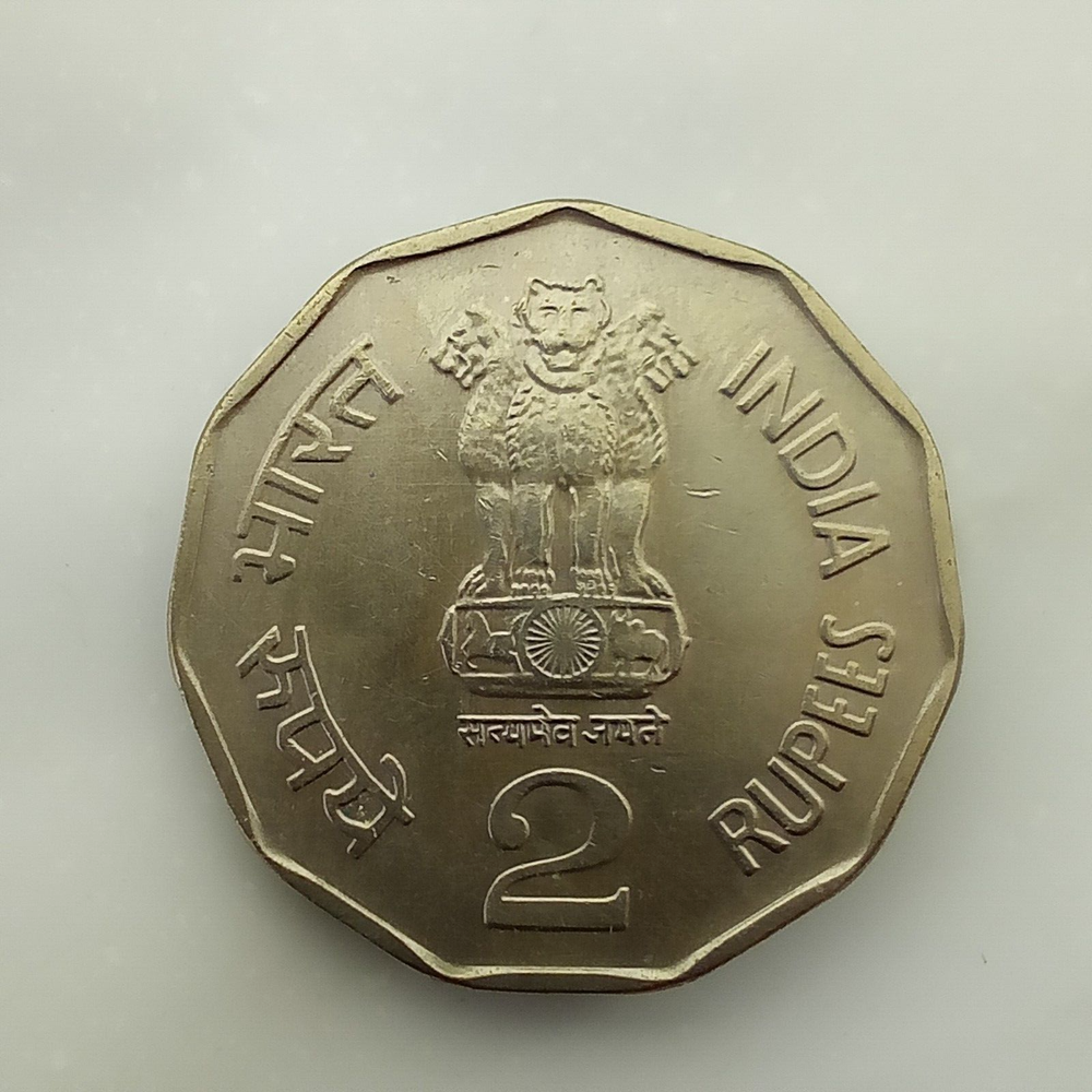 🇮🇳 India 2 rupees National Integration 1999.E121#