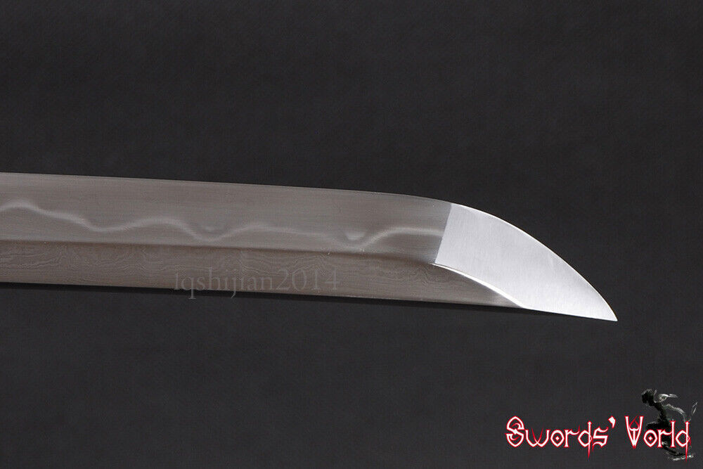 Folded 1095 Carbon Steel Clay Tempered Bare Blade For Japanese Samurai Katana