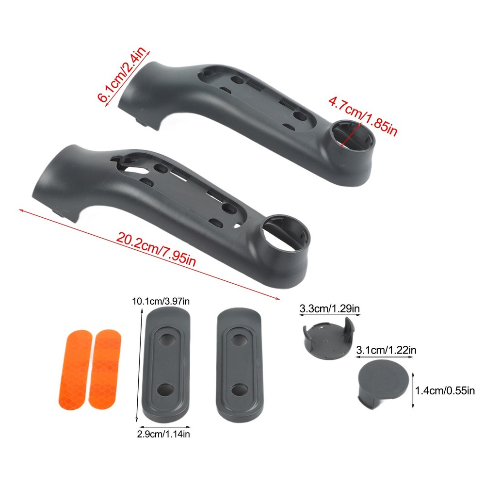 Scooter Protector Front Fork Cover Reflective Stickers Plastic Material
