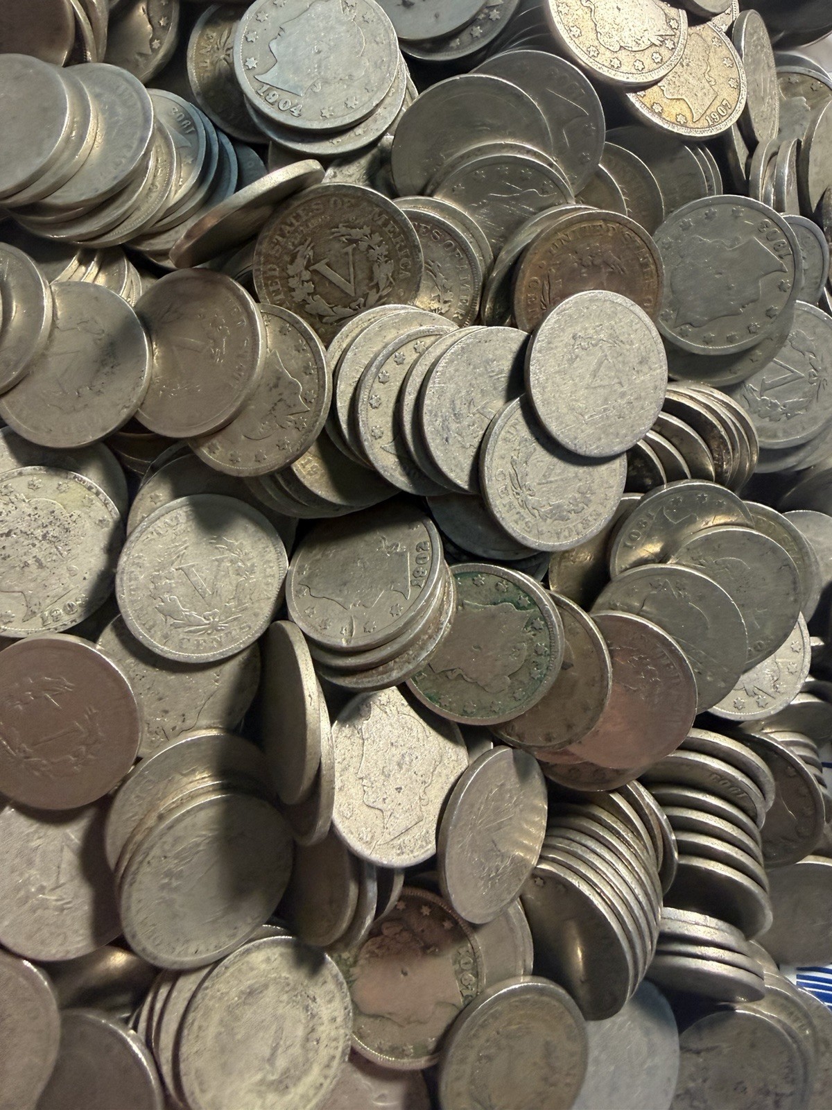 (100) Assorted Liberty "V" Nickels - Bulk Lot