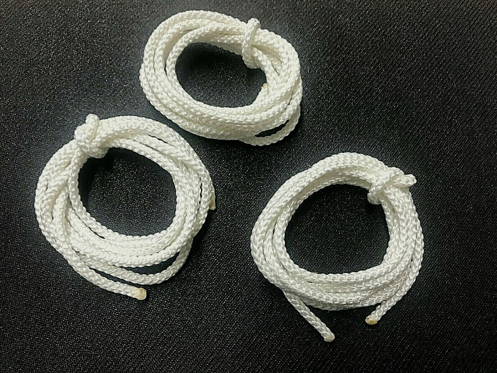 7/32 #7 RECOIL PULL CORD ROPE 3 PK SNOWMOBILE SKIDOO POLARIS ARCTIC CAT YAMAHA