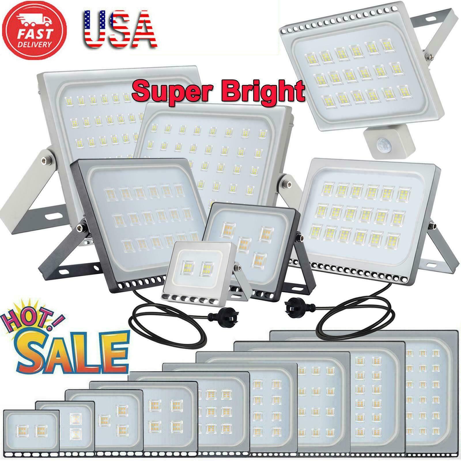 500W 300W 200W 150W 100W 50W 30W 20W 10W LED Flood Lights Outdoor Garden Lamp