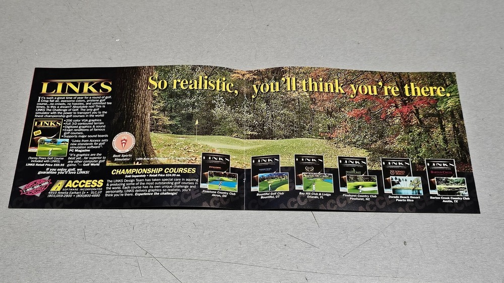 Big Box Software World Class Leader Board Golf Simulator