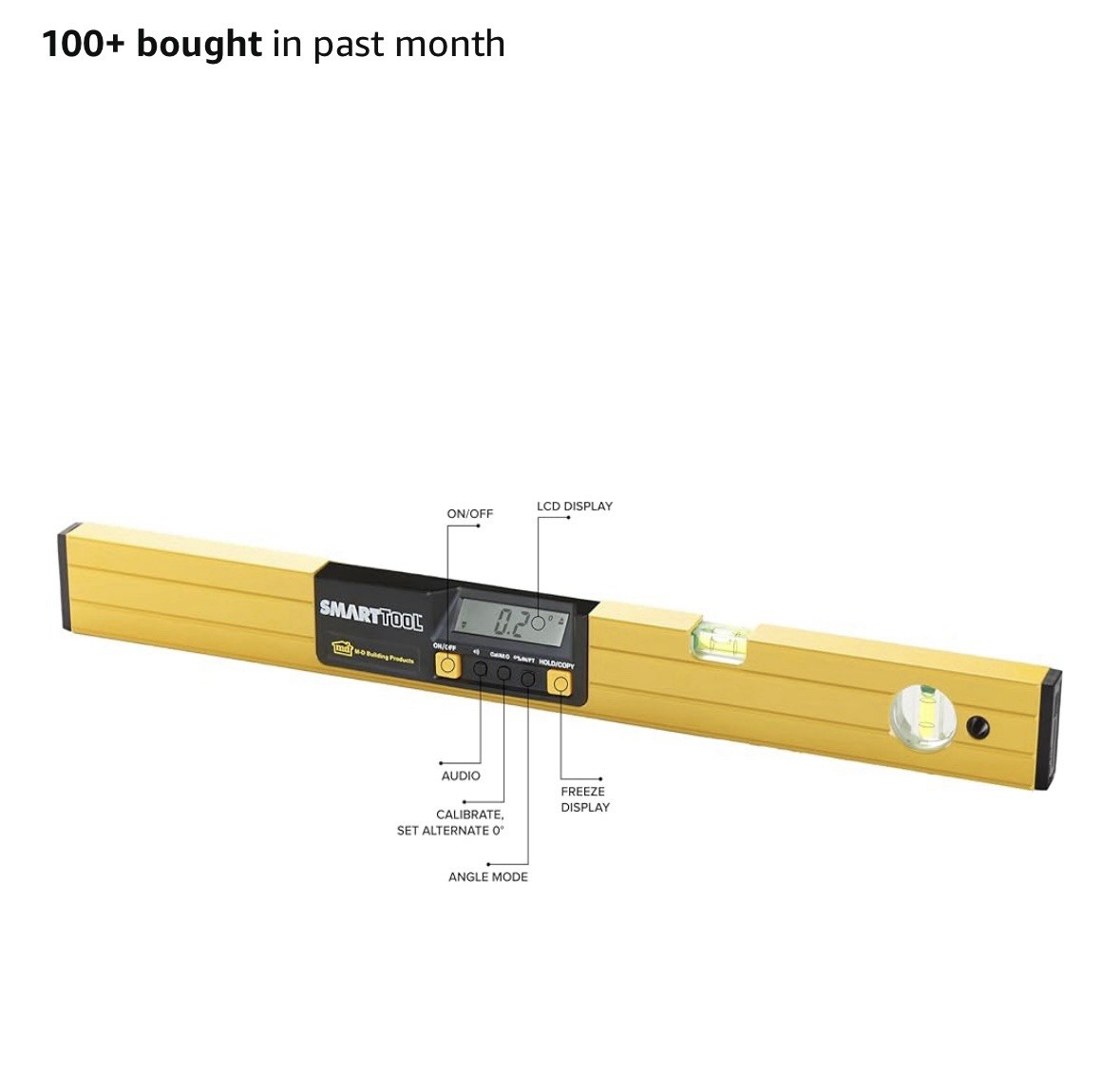 M-D Building Products 92288 SMARTTOOL® 24 Inch Digital Level: Precision Measu...