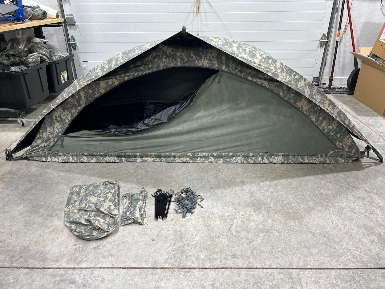 New US Military ACU Tent Combat Shelter System One-Person