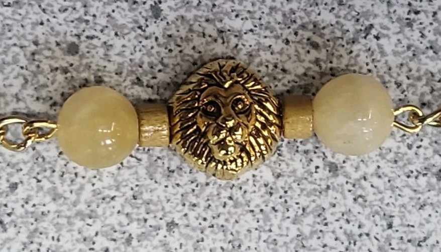 CHERRY ARROW Dowsing Pendulum 1st Chakra Root, 2nd Sacral, 3rd Solar Plexus Lion