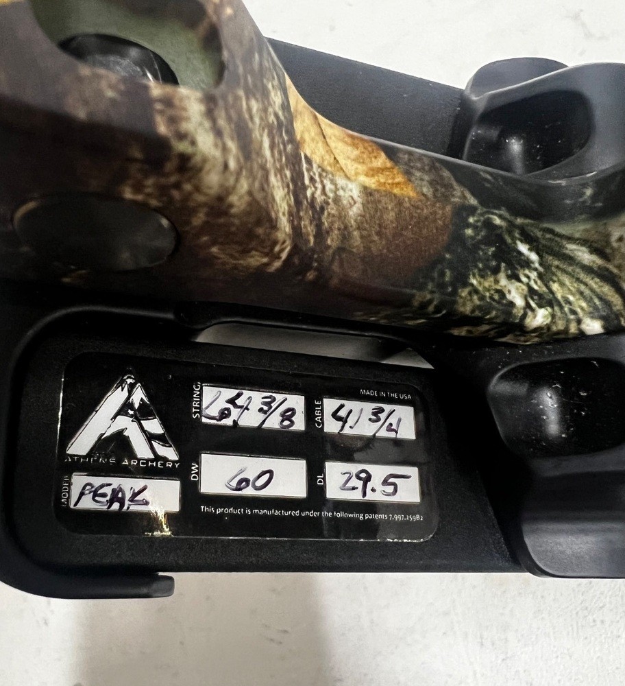 ATHENS PEAK 38 COMPOUND BOW