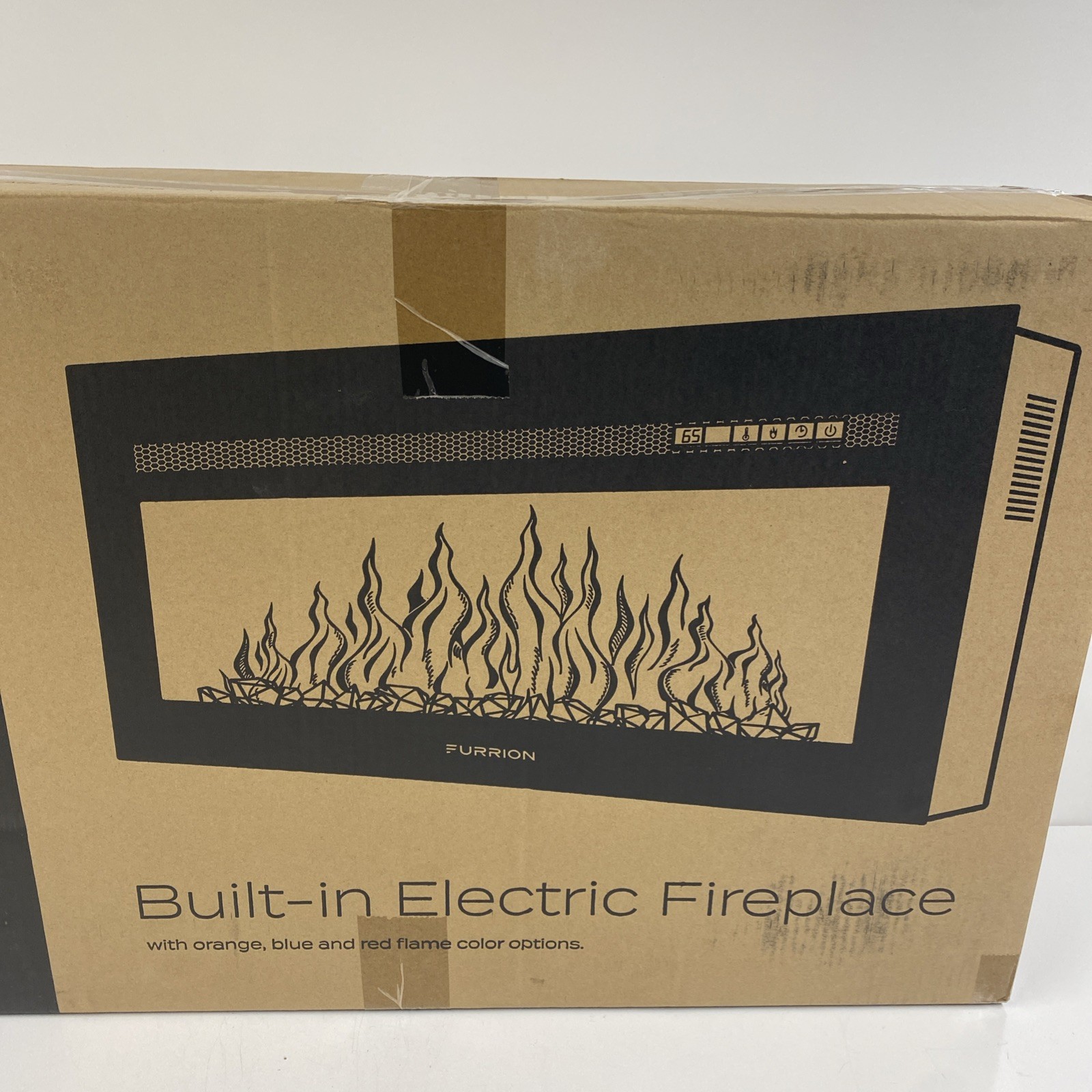 FURRION 30” Built In Electric Fireplace Kit Black FF30SC15A-BL RV Camper Remote