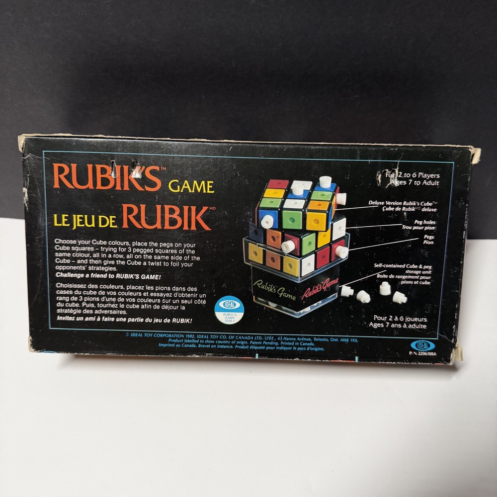 Vintage Rubik's Cube Game