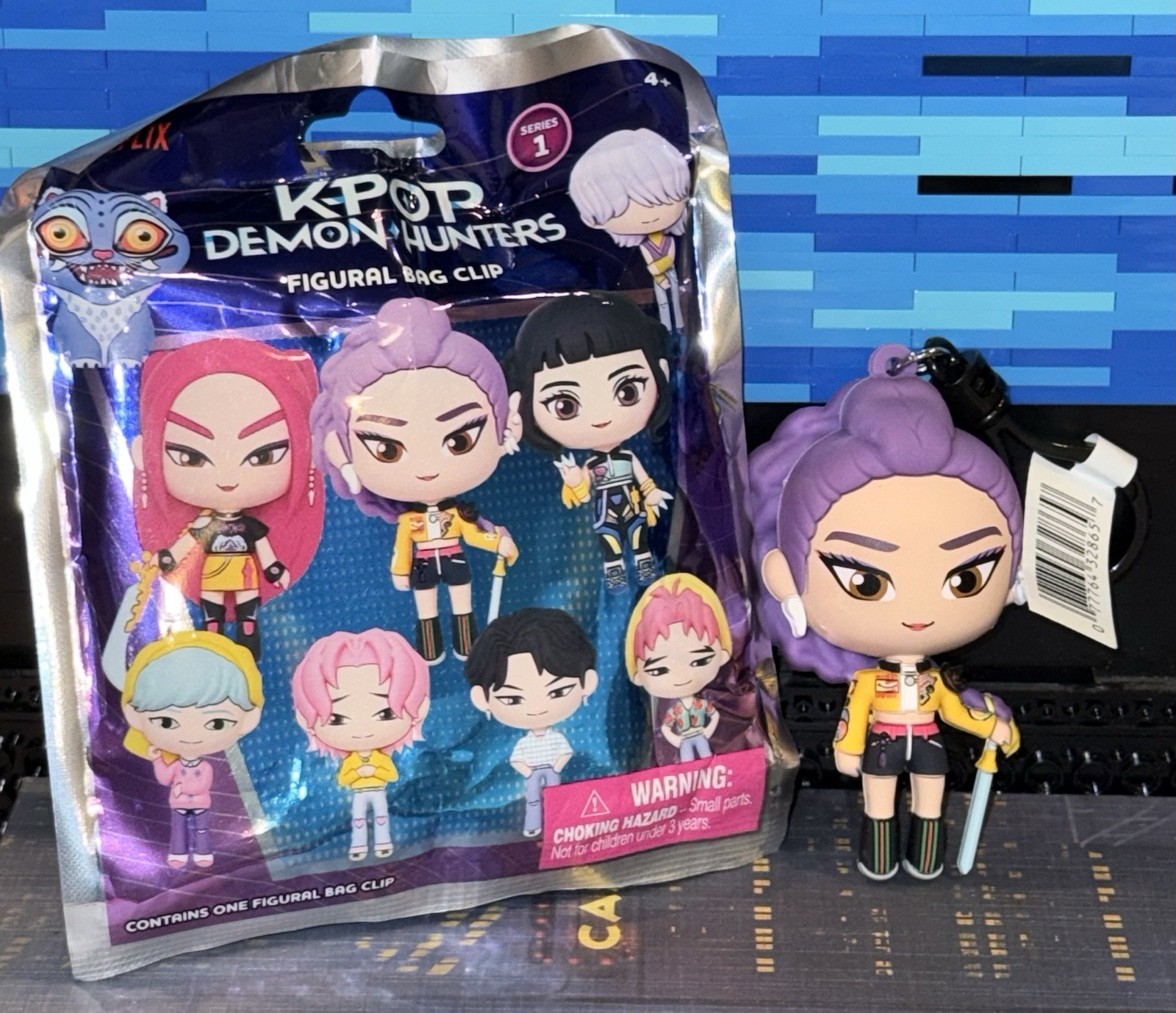 K-Pop Demon Hunters RUMI Figural Bag Clip Keychain Kpop