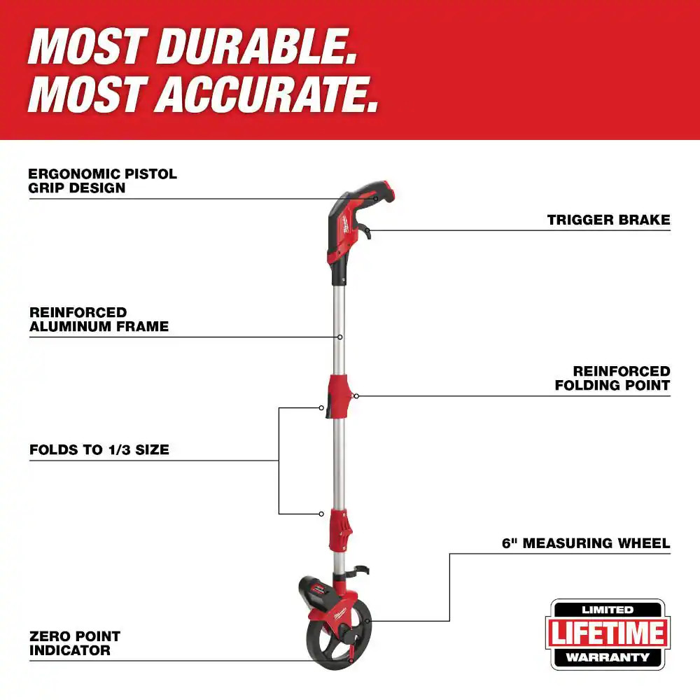 6 In. Aluminum Measuring Wheel