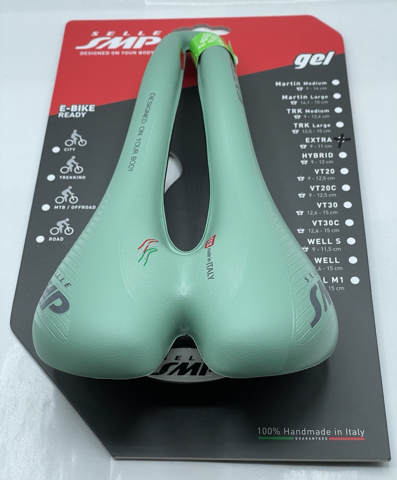Selle SMP Extra Celeste Saddle Made In Italy NEW