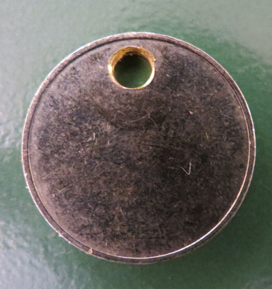 WOOLLEY Colliery Pit Check Tally - marked WOOLLEY COLLIERY 3246